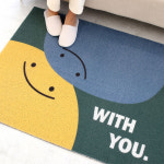 코일발매트 사무실 대형 매장 현관발판 신발 도어 입구웰컴 레인매트 WITH YOU M : 플레노