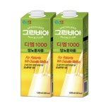 그린비아 디엠 당뇨식 저당음식 당뇨음료 당케어 대용량 1000ml 12팩 : 이원SnF