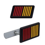 3D 금속 자동차 스타일링 프론트 그릴 엠블럼 트렁크 배지 스티커, 미쓰비시 랠리 아트 랜서 9 10 Asx 파제로 트리톤 RVR용 : 더피오레