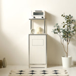 플랩 도어 주방 분리수거 통 정수기대 수납장 스탠드 카페 사무실 편의점 탕비실 다용도 선반 정리 쓰레기 푸시 실내 리사이클 재활용 가정용... 