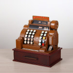 빈티지 금전 등록기 모델 7080 년대 아이템 사진 소품 바 샵 향수 장식 이름 맞춤 : 해피지수3