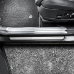 GV70 페이스리프트 튜닝 도어스커프 커버 블랙 몰딩 : 유투카