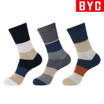BYC 신사 정장 남자 양말 중목 장목 단목 검정 면 패션 여름 사계절 10족 : BYC왕자상회