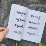 도울펜흘림체 캘리그라피 체본집 : 디자인 상점
