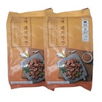 달구지 초벌/훈제 1KG 돼지막창 2팩 구성 : 시우글로벌