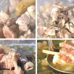 (배터짐)명절 선물세트 삶은 양머리 고기2kg+양깐양1kg+양심장1kg+양사골4kg 양탕 : 배터짐