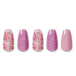 베키스타 pink tweed 젤 네일스티커 페디큐어 반경화 셀프 붙이는 네일팁 페디스티커 : 베키스타 K뷰티 대표브랜드