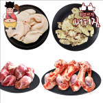 (배터짐)명절 선물세트 삶은 양머리 고기2kg+양깐양1kg+양심장1kg+양사골4kg 양탕 : 배터짐