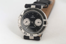 오메가 컨스텔레이션 OMEGA Constellation 쿼츠 블랙 다이얼 데이 데이트 : 타임통신