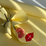 모노 페이퍼롤 - 치키레몬색 [양재꽃시장DIY] 인테리어꽃 꽃다발 만들기 꽃포장지 : 리브인리프