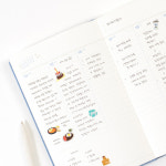 바이풀디자인 기억보관함 미디움 주간 세로형 2025년 위클리 다이어리 : 바이풀디자인 공식스토어