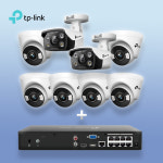 티피링크 VIGI CCTV 자가설치 세트 방범 카메라 실내용6대 실외용2대 8채널 녹화기 : 대원아이씨티