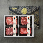 [더 기다림]리얼 맛집 한우 1등급+ 이상 구이혼합세트 1.2kg [등심+채끝+안심+불고기/각 300g] : 주식회사에스엘커머스