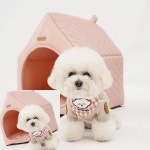 MF04 크림하우스 핑크 애견하우스 애견집 강아지집 : 천경사상회