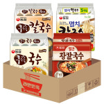 농심 칼국수 4종 후루룩국수 4입 + 후루룩칼국수 4입 + 멸치칼국수 5입 + 얼큰 장칼국수 4입 : 조조점빵