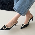 [H3032] 새로이클라쓰 스틸레토 여성 슬링백 정장 힐 구두 : 새로이클라쓰