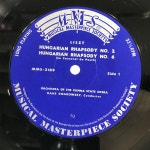 LP Liszt Ungarische Rhapsodien Nr. 1, 2, 3 Und 6 Johann Strauss 30,980-35 자켓 EX 알판 EX+  년제작 수입 : 엘피하우스