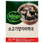 CJ 비비고 소고기양지미역국 500g X 4입 : 그랜드슬램
