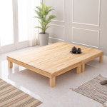 미엔우드 DIY 원목침대 평상형 침대 프레임 싱글 레몬오일 주문제작 평상 분리형 깔판 : 미엔우드 스토어