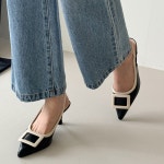 [H3032] 새로이클라쓰 스틸레토 여성 슬링백 정장 힐 구두 : 새로이클라쓰