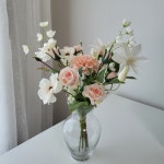 클레마티스 캄파눌라 조화 화병꽂이 - 조화부케 실크플라워 꽃다발 : 피오리레 플라워