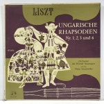 LP Liszt Ungarische Rhapsodien Nr. 1, 2, 3 Und 6 Johann Strauss 30,980-35 자켓 EX 알판 EX+  년제작 수입 : 엘피하우스
