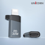UNICORN USB-C to 8Pin컨버터 /30W충전 및 데이터전송 / CT-200A : 어게인컴퓨터