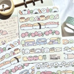 맛있다 냥냥 데코 스티커 / 다꾸 스티커 / 일러스트 디자인 문구 : 냥냥몬스터즈