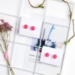 투투 클리어 푸시 핀 드로잉 알림 코르크 보드 엄지 압정 x 150Pcs 맵 플라스틱 라운드 스틸 포인트 H0252 : 태수무역