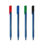 스테들러 트리플러스 437 삼각볼펜 170x45x17mm 6g F촉 블루, 1개 : 507잡화점
