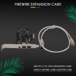 1394 파이어와이어 카드, PCIe 3 포트, 확장 익스프레스-외장 IEEE 어댑터 컨트롤러 : 대흥마켓