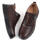 남자구두 남성로퍼 캐주얼 가죽신발 컴포트화 구두운동화 다이얼 발편한 구두 H6013 : 카리프