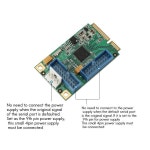 데스크탑 PC용 내부 19 핀 커넥터 전원, to USB3.0 확장 카드, 포트 2 개 : 대흥마켓