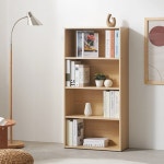 좁은집 침대옆 오픈 좁은 슬림 낮은 틈새 3단 400 책장 소형 서재 미니책장 : 우서방네잡화점