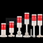 기계 경보 표시기 505-1TJ 단일 레이어 신호 경고등 빨간색 Led : 에이에이 슈퍼