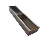 닭 사료통 스텐 양계장 병아리 걸이 직사각형 닭장 단일 슬롯 30x12x7.5 (후크 없음) : 웨이글로벌컴퍼니