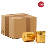 무광 전체금 청병 라인 2줄(대) 1000개 금테두리 플라스틱 한의원 환통 환약용기 선물 상자 케이스 : 에이치이바이오