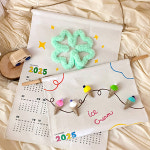 패브릭 달력 만들기 키트 벽걸이 막대세트 무지 천달력 새해 포스터 꾸미기 diy : 상상하랑
