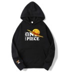 원피스 루피 애니메이션 만화 특양면 후드티 티셔츠 A0036 : 티퍼블릭16