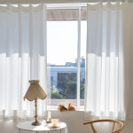 데코뷰 화이트 창문 암막커튼 작은창커튼 : 데코뷰