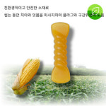 [페티오] 일본제작 강아지 덴탈 장난감 - 오리지널 칸데루 콘 트위스트 치킨풍미 S : 와우한빛