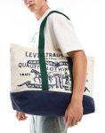 [특별가/관부가세포함] 리바이스 남여공용 라지 로고 프린트 코튼 토트백 / 135226854 : 실시간 런던