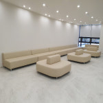 D55 병원 쇼파 대기실 로비 인조가죽 휴게실 도서관 사무실 약국 소파 1000mm : DDS SOFA