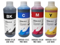 잉크테크 HP9010용 H6088-01LB 검정 안료 1000ml H8950D 염료 : 에스지메티스