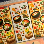 쿠킹쿠키 냠냠비빔밥 씰스티커 : 두근두근문구점