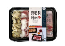 (냉장) 한판 데친 문어 소라 슬라이스 120g 1개 : 노리몰:nori