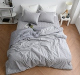 프리미엄 침구 고밀도 순면+모달100 앙뜨 차렵이불세트 슈퍼킹 퀸 슈퍼싱글 고정밴딩 : 이불조아