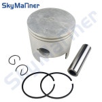 688-11631 피스톤 키트 Std With Rings Yamaha Parsun 75/85HP 90HP 688-11631-02 696-11631-00 82MM 보트 모터 교체 : EarthWide Mark