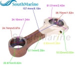 선외 모터 크랭크축 커넥팅 로드 야마하 48HP-90HP 파선 HDX용 T85-05020300 688-11650-00/03 688-11651-00/03 : EarthWide Mark