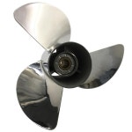 보트 프로펠러 13 1/4x17 야마하 60HP-115HP 3 블레이드... 스틸 프로펠러 SS 15 Tooth RH OEM NO: 3421-133-17 13.25x17 : EarthWide Mark